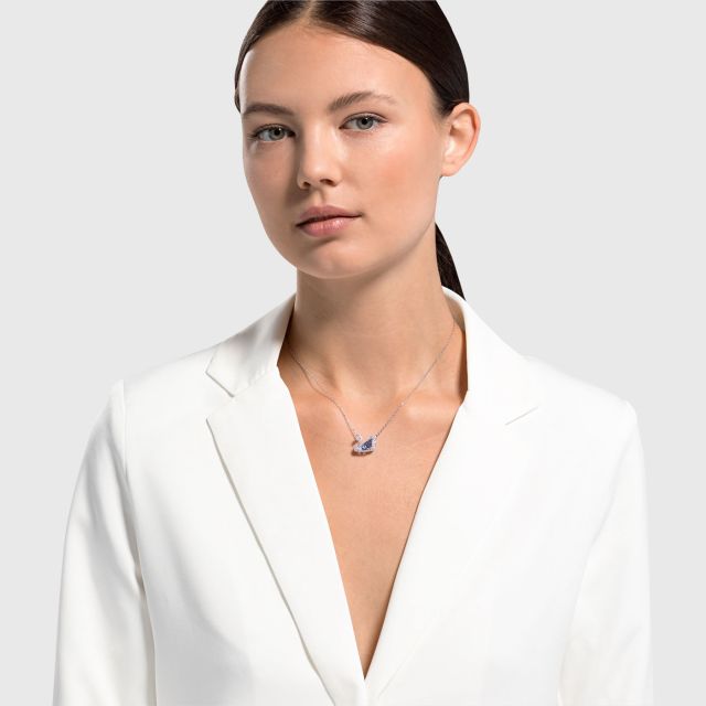 Blue sales swan swarovski