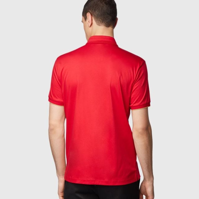 HUGO BOSS Pleins 45 Men's Polo Shit Red