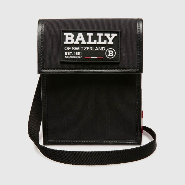 BALLY Fast Track Crossbody Bag - Black
