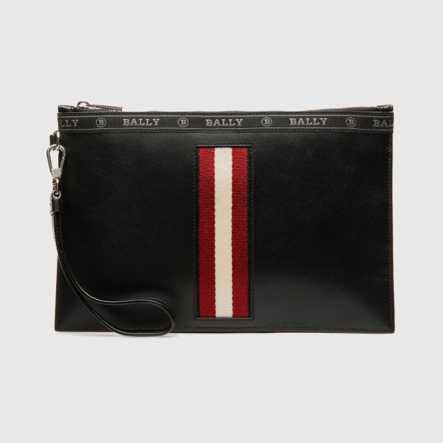 BALLY Benery Leather Necessaire - Black
