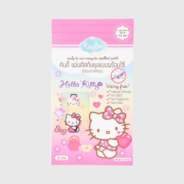 Kindee Mosquito Repellent Patch Kitty 10 pcs