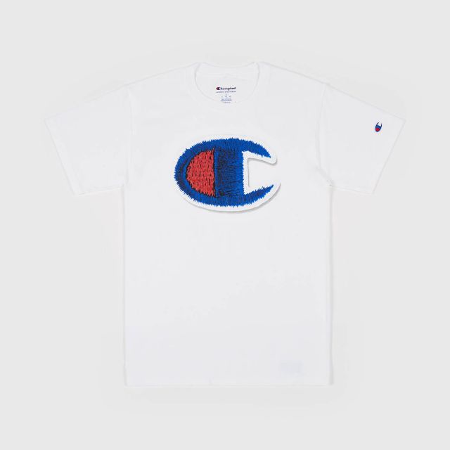 CHAMPION GT23H 586317-045 Classic Graphic Tee - White S