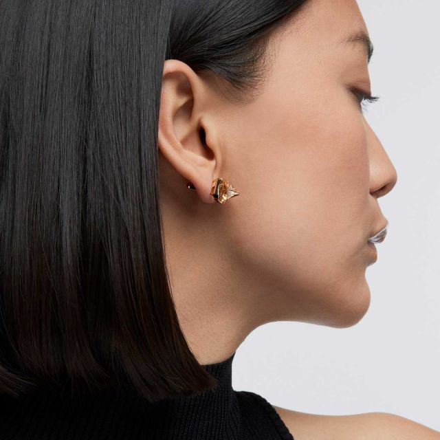 Swarovski earrings gold plated Clearance