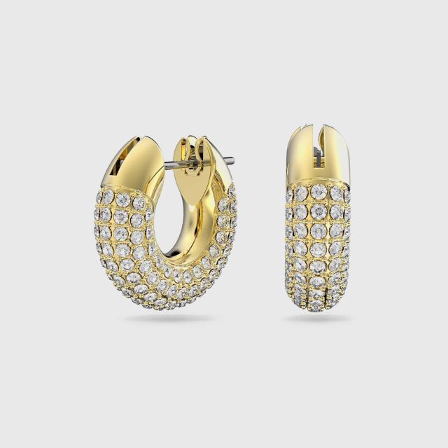 Swarovski huggie hoop store earrings