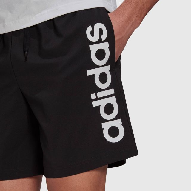 ADIDAS Aeroready Essentials Chelsea Linear Logo Shorts - Black S