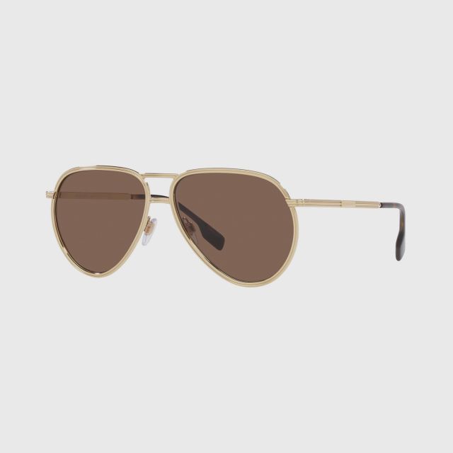 BURBERRY Scott Light Gold Metal 0BE3135 110973 Sunglasses