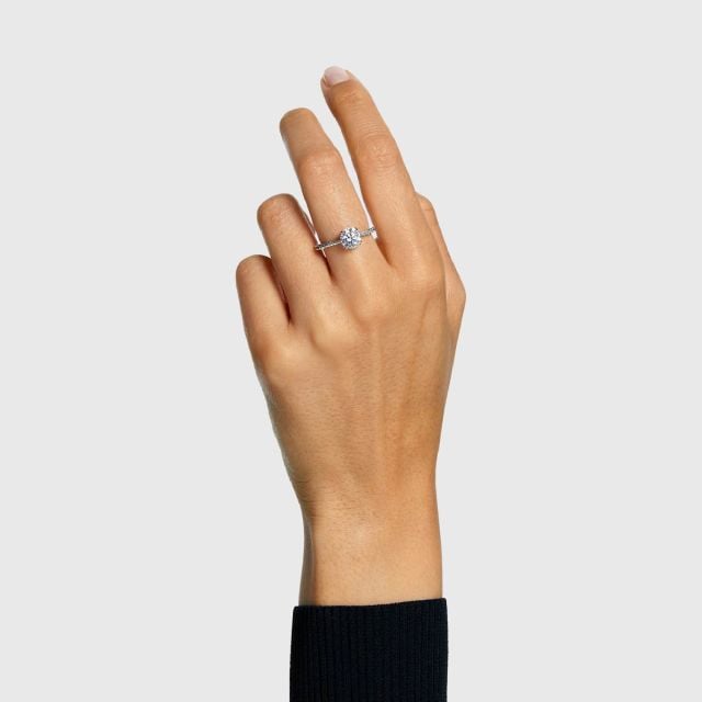 Swarovski discount simplicity ring
