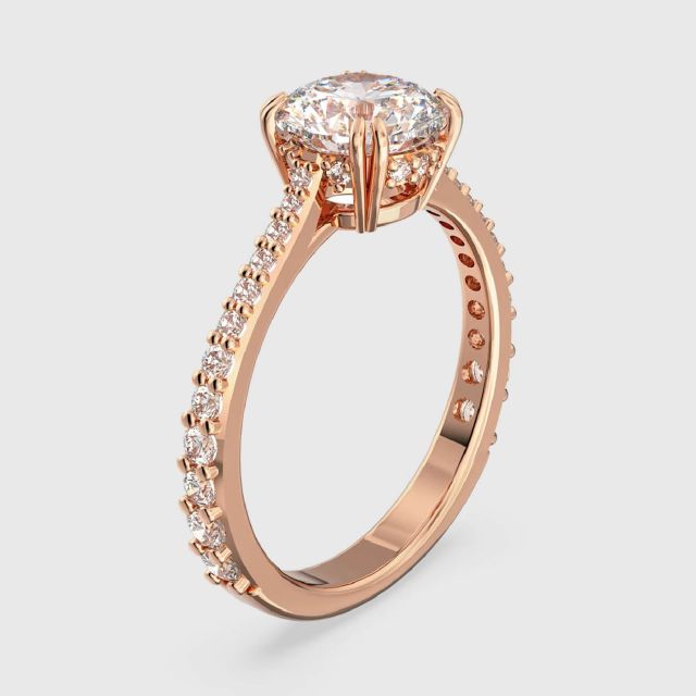 SWAROVSKI Constella Cocktail Ring Princess cut Pav White Rose