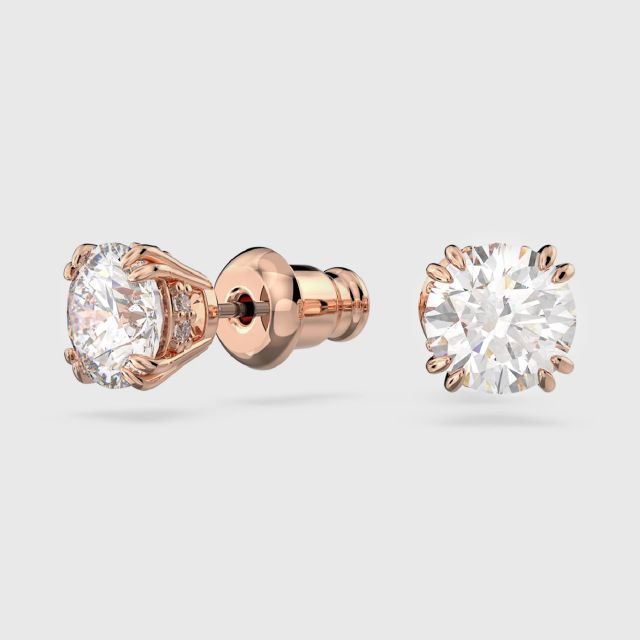 Swarovski rose gold earrings stud hotsell