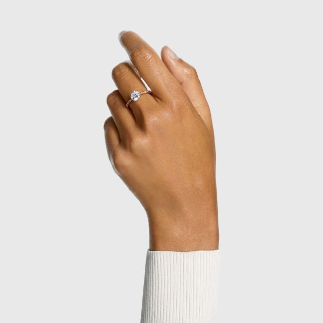Swarovski attract sales ring rose gold