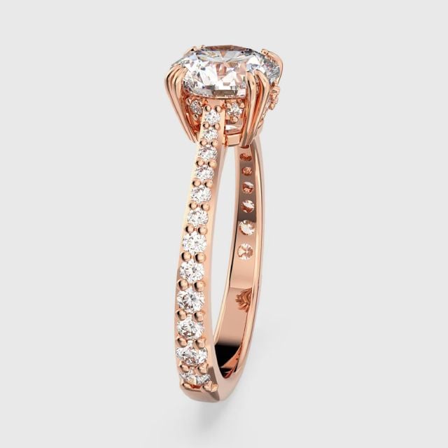 Swarovski engagement on sale rings rose gold