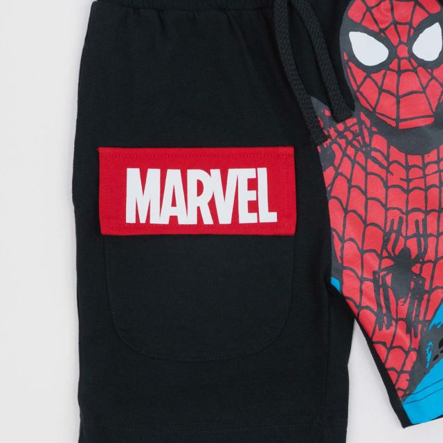 MARVEL Spider-Man Boy's Shorts - Black 3