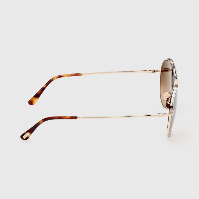 tom ford rose gold aviators