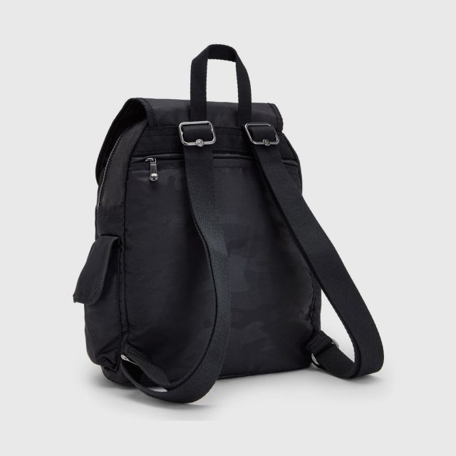 KIPLING City Pack S Handbag - Black Camo Emb