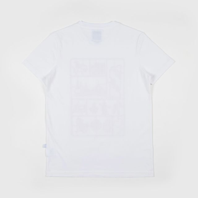 MAHANAKHON SKYWALK T-Shirt Red Pixel - White S