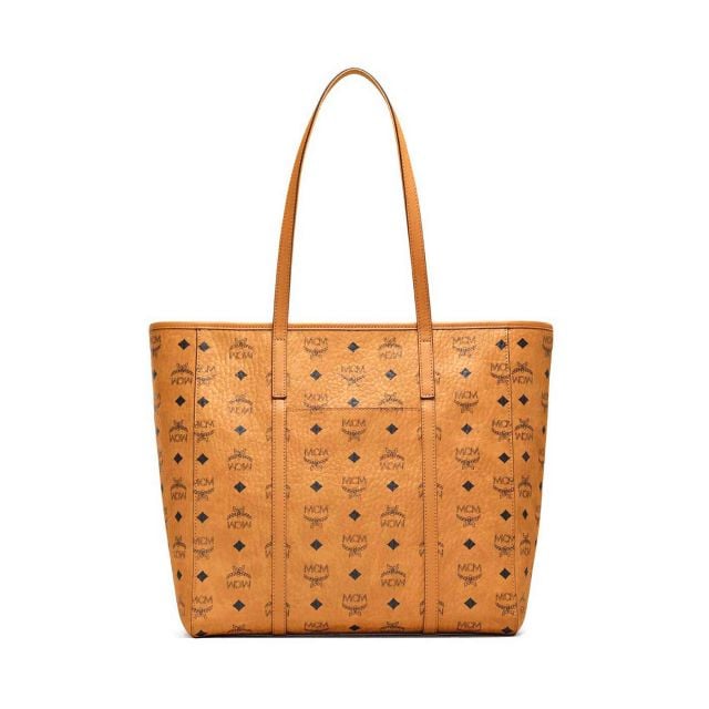 MCM Aren Medium Top Zip Shopper