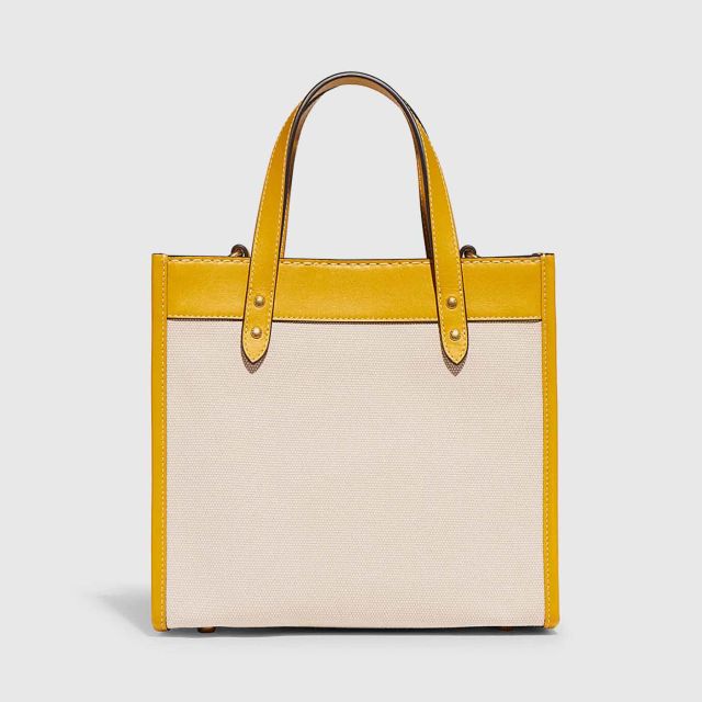 Coach yellow online tote