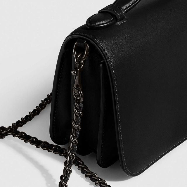 COACH Refined Calf Leather Bea Crossbody V5 Black