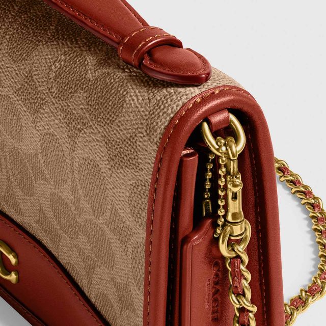 Coach crossbody in signature canvas sale