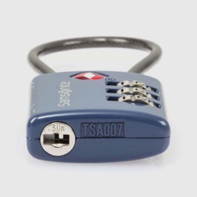 Samsonite 3 dial combination cable lock hot sale