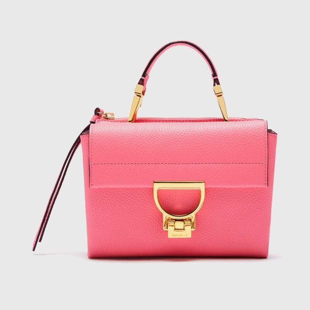 COCCINELLE FW23 Arlettis Handbag - Small Hyper Pink