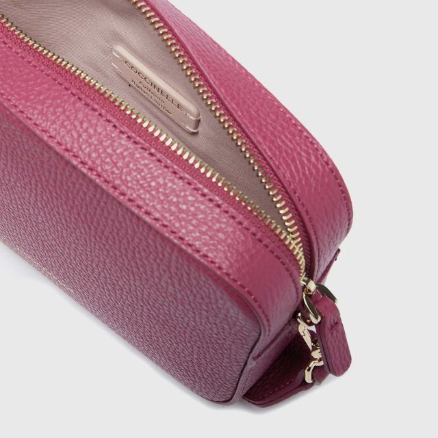 COCCINELLE FW23 Tebe Crossbody Bag - Pulp Pink