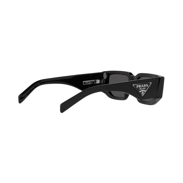 PRADA 0PR 09ZSF Acetate Sunglasses - Black/Dark Grey 55
