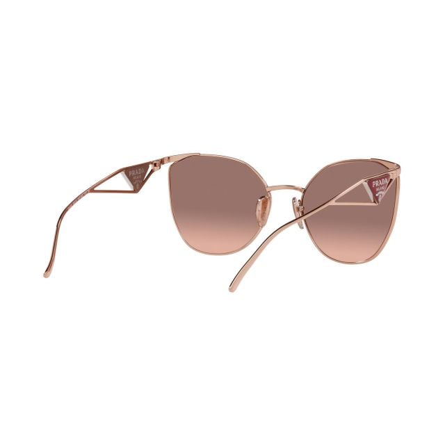 PRADA 0PR 50ZS Metal Sunglasses - Pink Gold/Pink Gradient Dark Brown 59