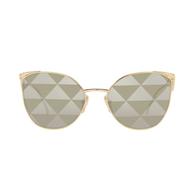 PRADA 0PR 50ZS Metal Sunglasses - Pale Gold/Brown Tampo