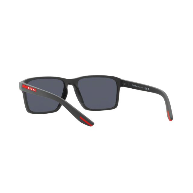 PRADA Linea Rossa 0PS 05YSF Injected Sunglasses - Dark Blue Mirror ...