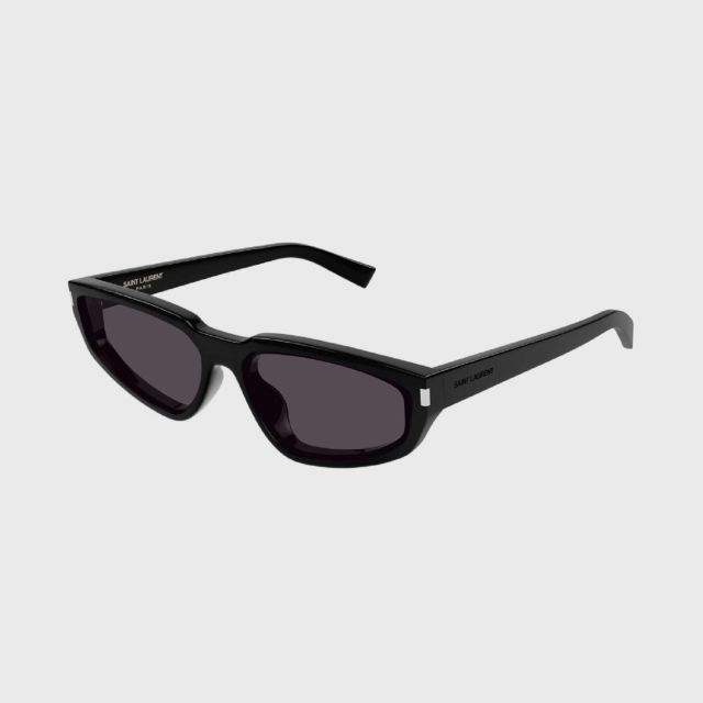 SAINT LAURENT Fashion Icons FN 61 ADV FW23 Black-Black-Black Sunglasses