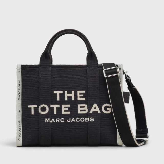 MARC JACOBS The Jacquard Medium Tote Bag - Black