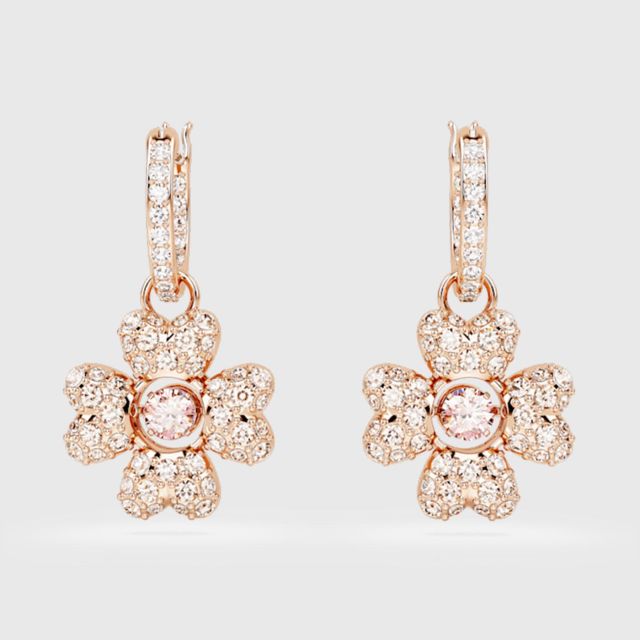 Swarovski best sale flower earrings