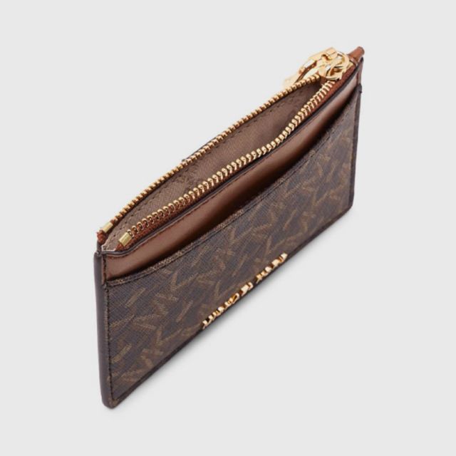Michael kors card holder brown outlet