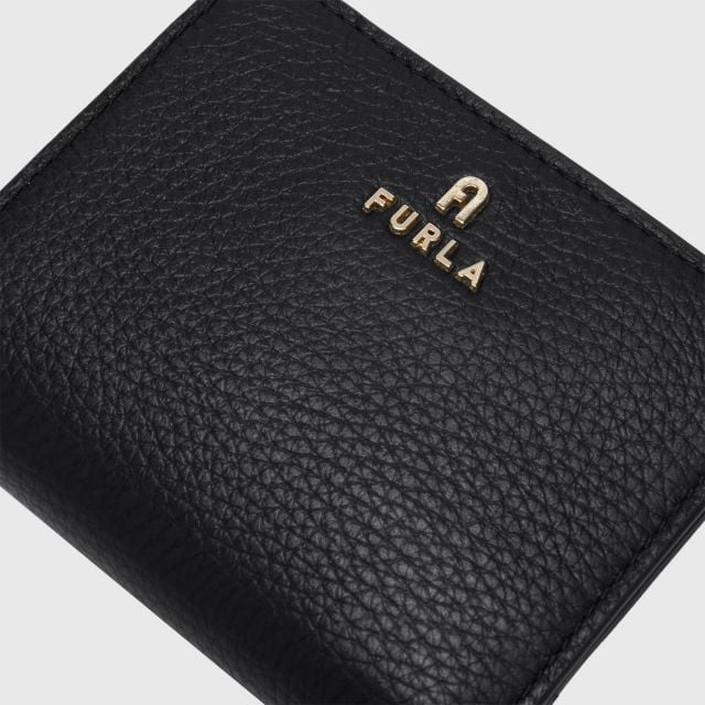FURLA Camelia Compact Wallet L Zip - Nero
