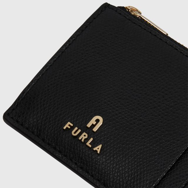FURLA Camelia M Zipped Card Case - Nero