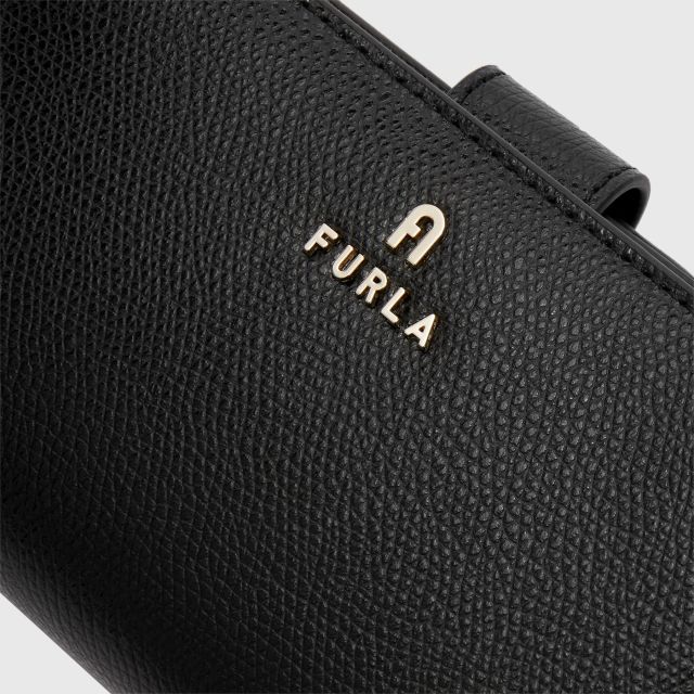 FURLA Camelia M Compact Wallet - Nero