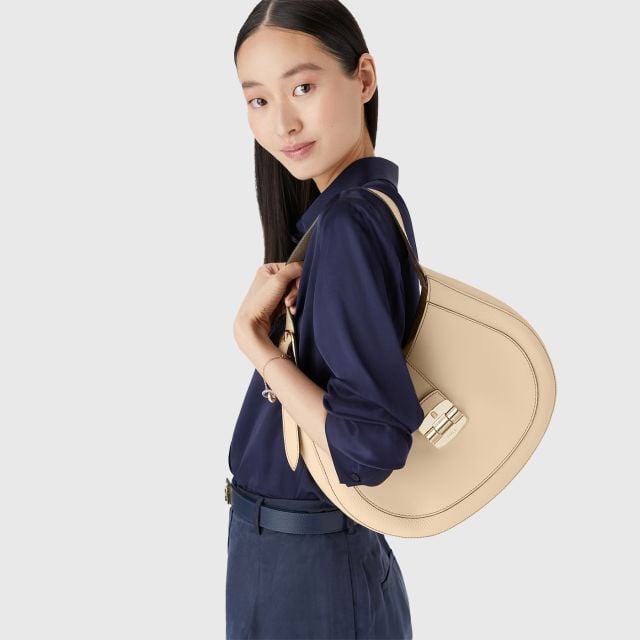 FURLA Club 2 Shoulder Bag M Hobo Grano
