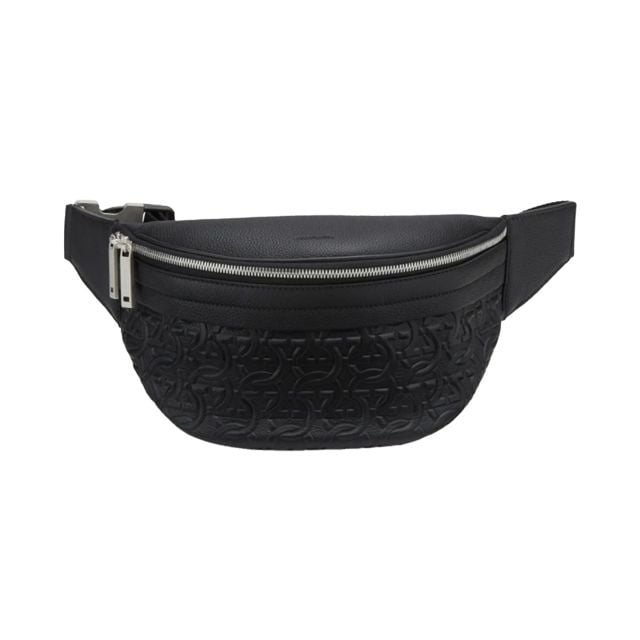 ショルダーバッグ Salvatore Ferragamo Black Econyl Belt Bag Salvatore Ferragamo Black Econyl Belt Bag (FERRAGAMO