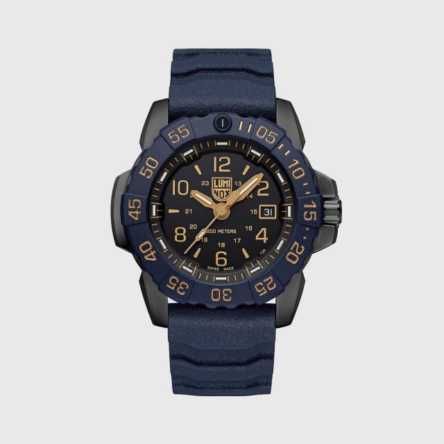 LUMINOX Navy SEAL Foundation 3250 Back to the Blue 45 mm Black Dark Blue