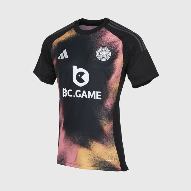 LEICESTER CITY FOOTBALL CLUB 2024 25 Away Shirt Black M