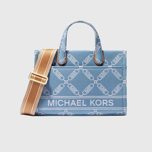 Michael kors blue denim purse deals