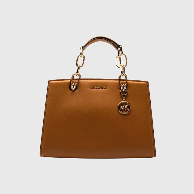 MICHAEL KORS Cynthia Satchel Pale Peanut