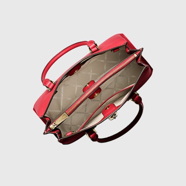 Satchel red hot sale