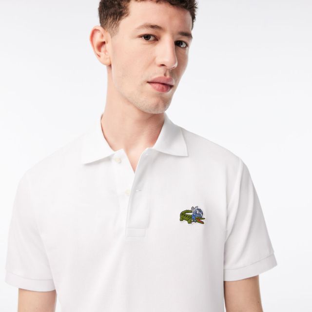 Polo lacoste white best sale