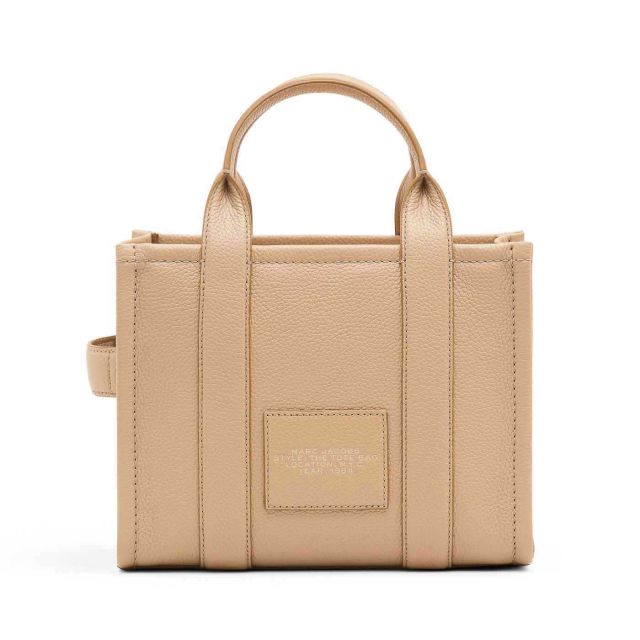 MARC JACOBS The Leather Small Tote Bag - Camel