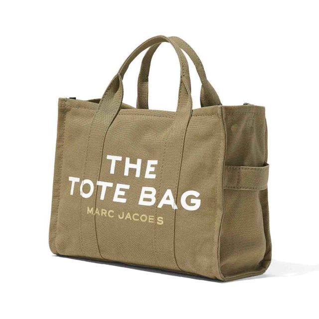 トートバッグ Marc Jacobs Medium Slate Green canvas tote bag Marc Jacobs The Medium Canvas Tote Bag