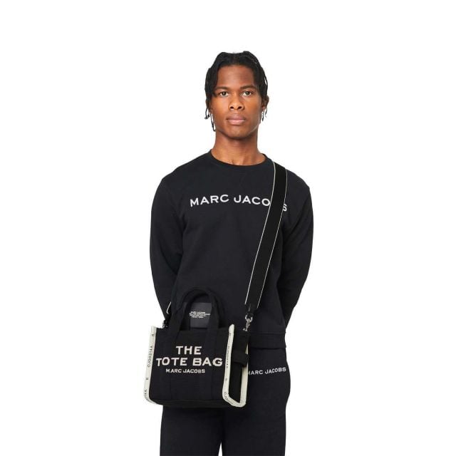 MARC JACOBS The Jacquard Small Tote Bag - Black