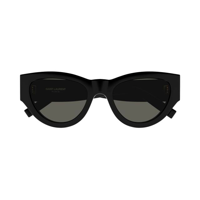 SAINT LAURENT SL M94/F-001 Sunglasses - Shiny Solid Black